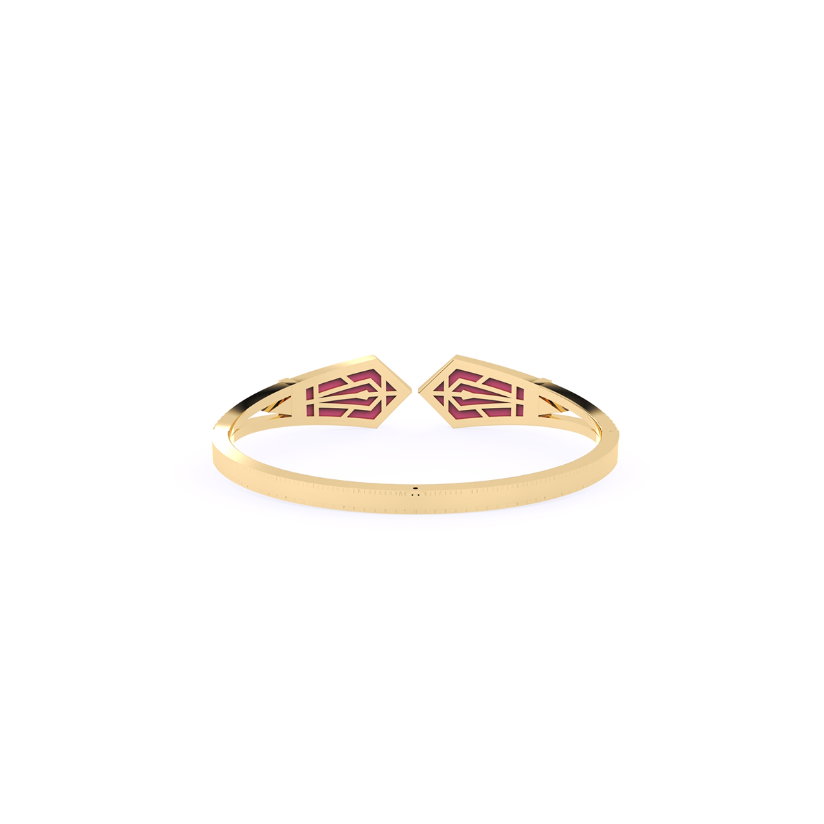 Stacking Open Cuff Diamond Bracelet